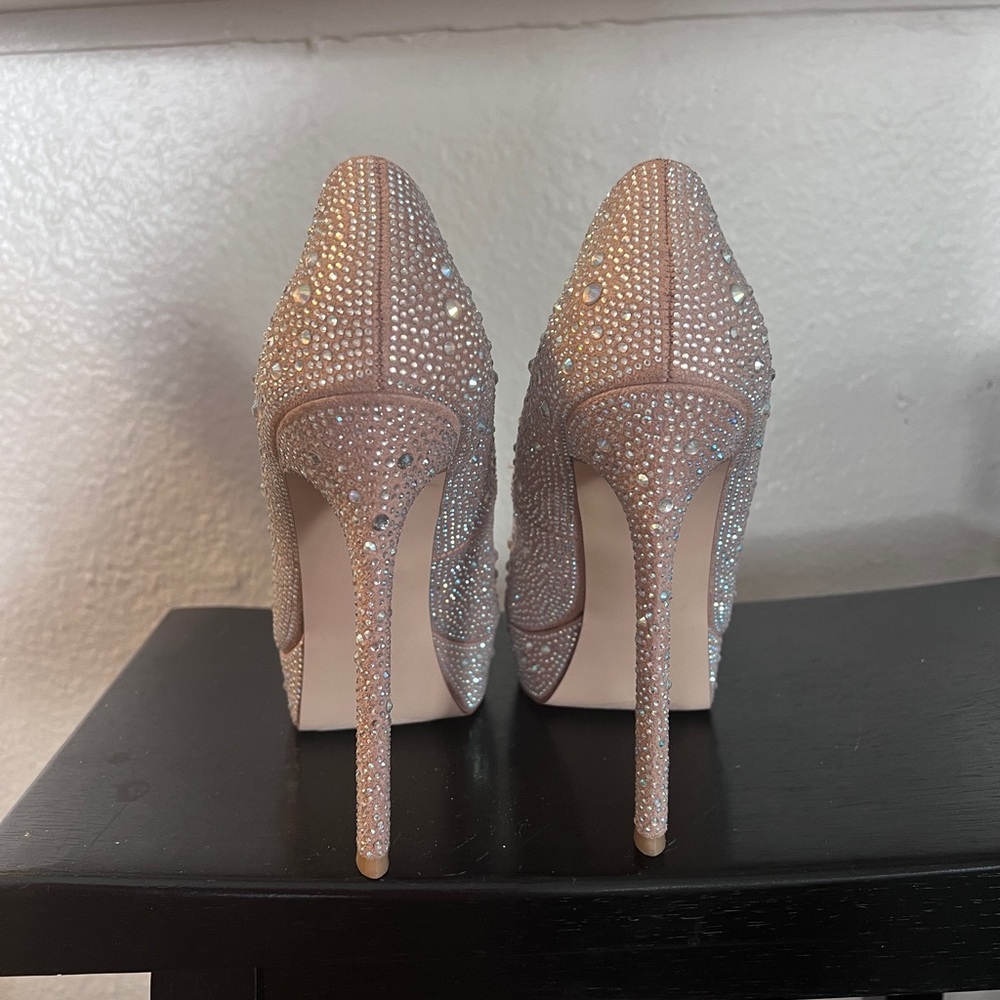 Steve Madden Rhinestone Heels - Picture 4 of 6